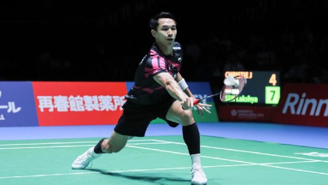 
Pebulu tangkis tunggal putra Indonesia, Jonatan Christie. Tim Media PBSI