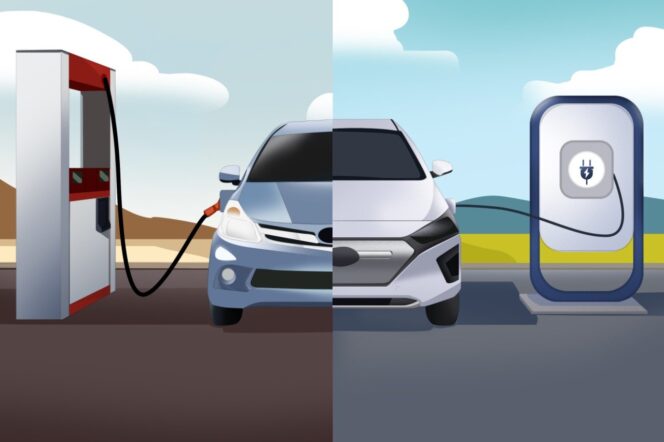 
Ilustrasi Mobil Listrik.(net)