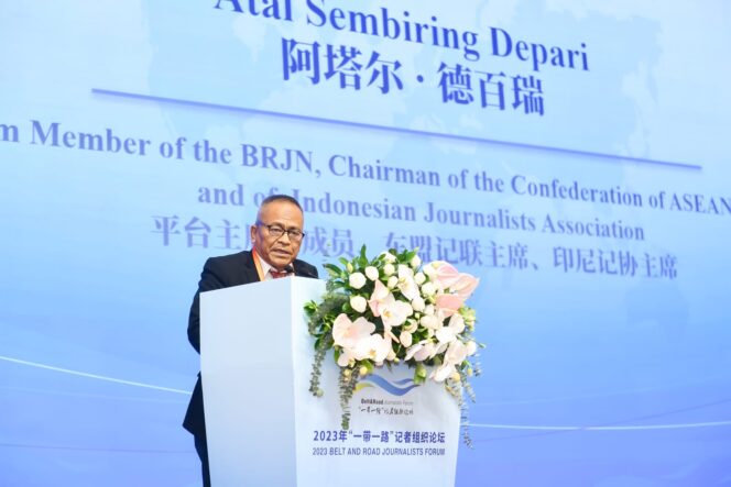 
Atal S Depari Bicara di Forum Belt and Road Journalists Forum (BRJF) 2023 di Beijing