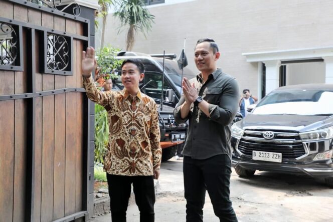 
Gibran Sowan ke AHY, Bahas Pilpres 2024