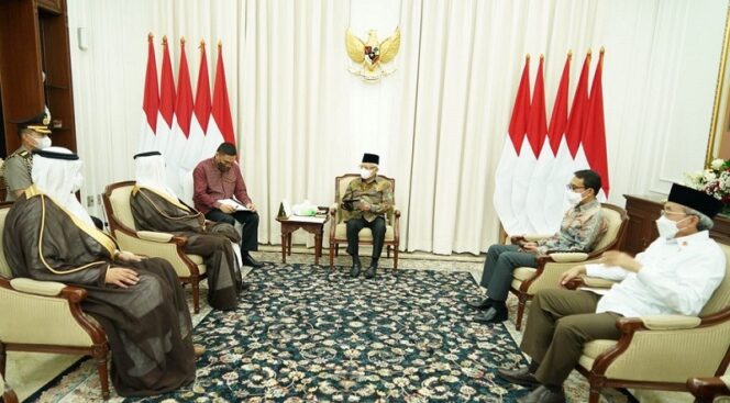 
Wapres Ma'ruf Amin saat menerima delegasi dari Arab Saudi