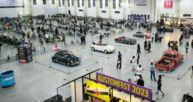 
Kustomfest 2023 di Jogja Expo Center berlangsung 7-8 Oktober 2023.