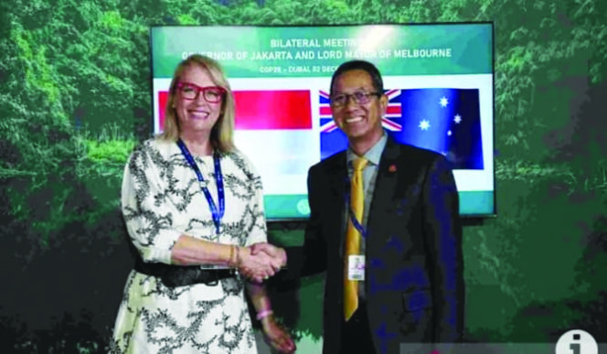 
Pj Heru dan Walikota Melbourne Gelar Pertemuan Bilateral