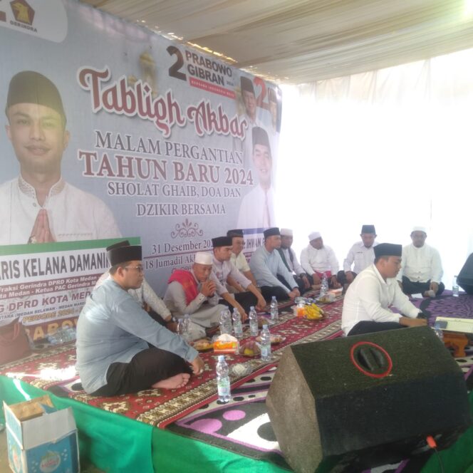
Tabligh Akbar Akhir Tahun bersama PAC Gerindra Medan Marelan