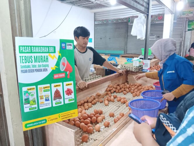 
Pasar Ramadhan BRI di Pasar Ceger Pondok Aren, Berbagi Berkah : Dagang Mudah, Belanja Murah
