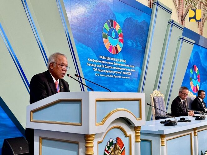 
Basuki Ajak Kolaboratif Transformatif Ketahanan Air Global