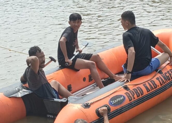 
Bocah Tenggelam di Kali Pondok Jaya Ditemukan