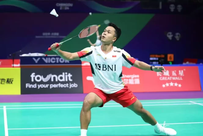 
Olimpiade Paris 2024:Ginting Menang Cepat atas Howard Shu