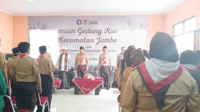 
Ketua Kwarcab Resmikan Gedung Kwartir Ke 28