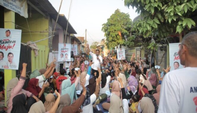 
Ramai – Ramai Warga Serang Antusias Sambut Andra Soni