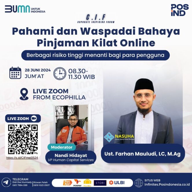 
Judol dan Pinjol Merebak di BUMN, Nasuha Hadir Beri Solusi