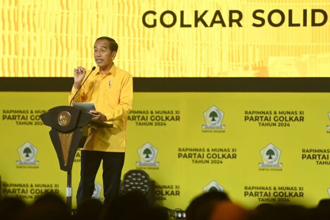 
Presiden Jokowi Tutup Munas XI Partai Golkar