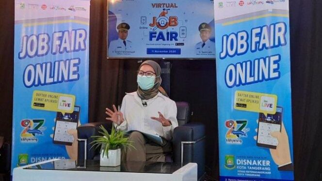
Disnaker Tangerang Gelar Vitual Job