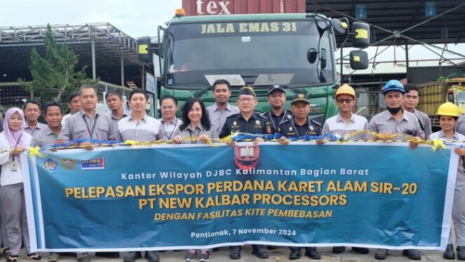 
Manfaatkan KITE, PT NKP Ekspor Karet Remah