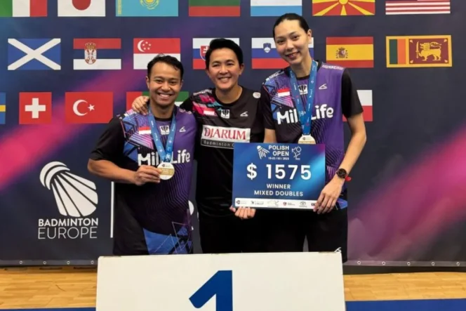 
Rehan Naufal/Gloria Emanuelle Semakin Percaya Diri Meraih Juara Polish Open 2025