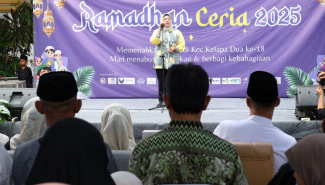 
Wakil Bupati (Wabup) Tangerang Intan Nurul, Hadiri Ramadan Ceria Katar Pakar Mandiri