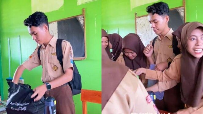
Derlin, Siswa Penjual Kue Asal Pandeglang yang Viral
