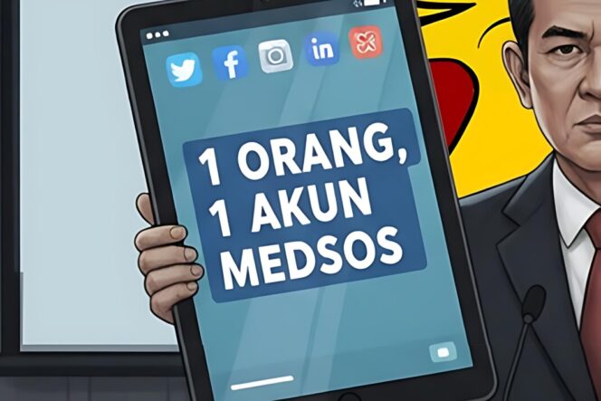 
Pembatasan 1 Orang 1 Akun Medsos