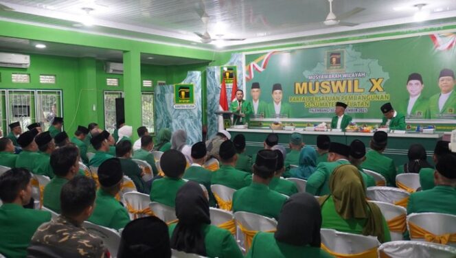 
Muswil DPW PPP Sumsel Berjalan Kondusif, Konsolidasi Menuju Pemilu 2029 Ditegaskan