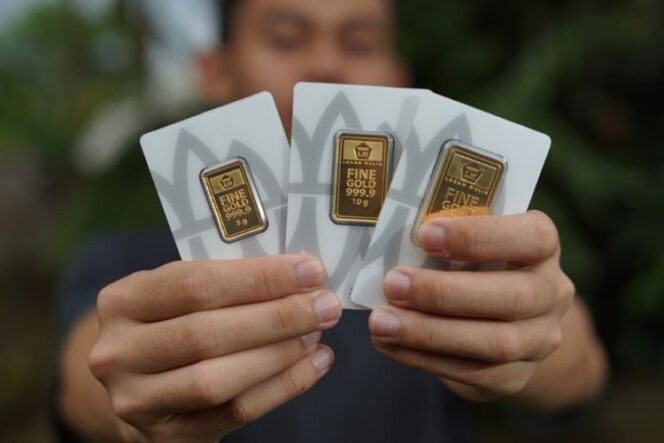 
Harga Emas Antam Kembali Menguat, Tembus Rp 2.887.000 per Gram