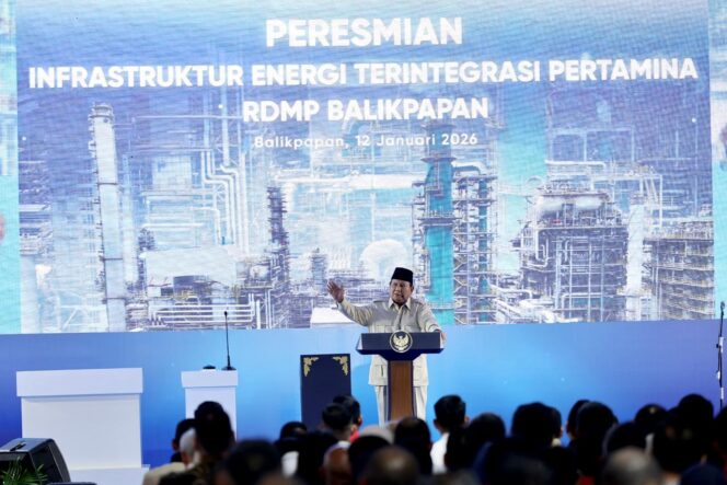 
Resmikan Infrastruktur RDMP Balikpapan, Prabowo Tegaskan Pertamina Sebagai Tonggak Penguatan Ketahanan Energi Indonesia