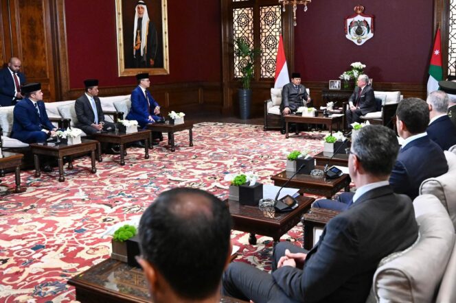 
Prabowo dan Raja Abdullah II Sepakat Dorong Solusi Dua Negara untuk Palestina