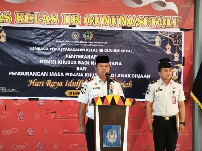 
Idul Fitri 2026: 44 Warga Binaan Lapas Gunungsitoli Terima Remisi Khusus