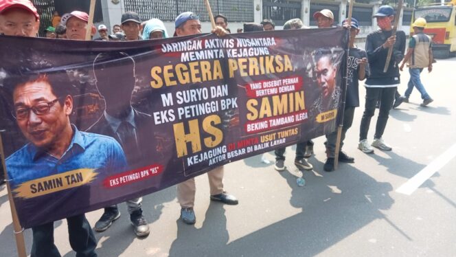 
Jaringan Aktivis Nusantara Desak Kejagung Periksa Mantan Petinggi BPK HS dan Pengusaha Jogja M Suryo dalam Kasus Samin Tan