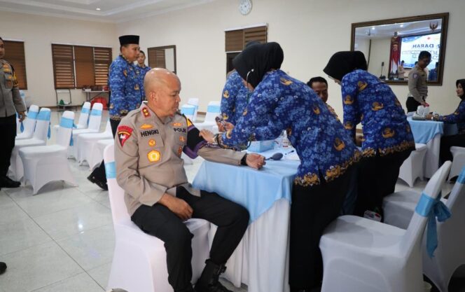 
Semarak Hari Bhayangkara ke-80, Polda Banten Gelar Donor Darah dan Khitanan Gratis